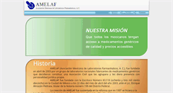 Desktop Screenshot of amelaf.org.mx